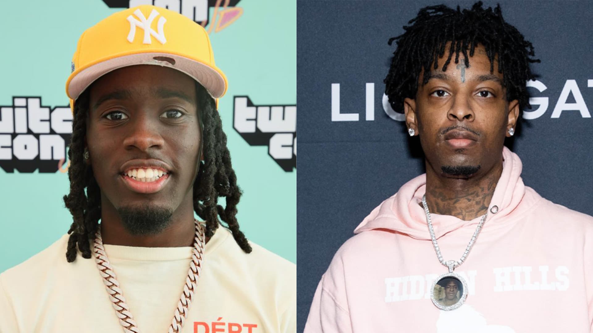 Twitch Streamer Kai Cenat Loses $121K Bet After 21 Savage Defeats Him In NBA 2K