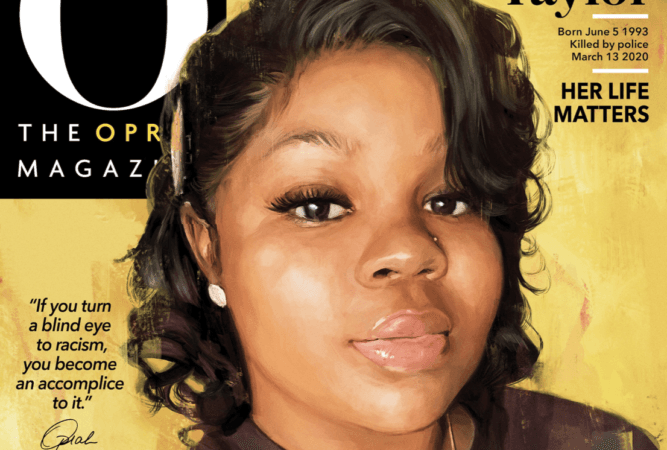 Oprah Gives Up 'O' Magazine Cover For the First Time to Honor Breonna Taylor Oprah Gives Up 'O' Magazine Cover For the First Time to Honor Breonna Taylor